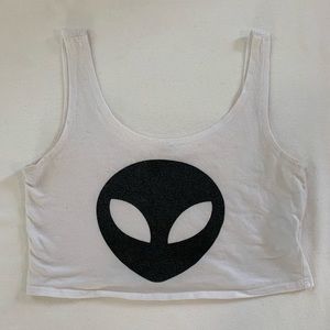 LA Hearts - Alien Crop Top